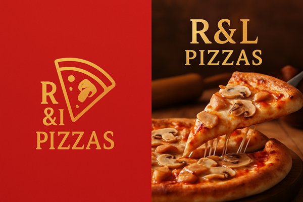 Logo restaurante R&L PIZZAS