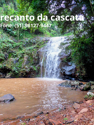 Logo restaurante recanto da cascata 