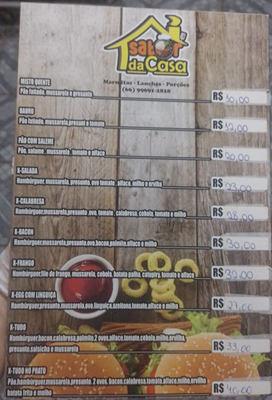 Logo restaurante Sabor da Casa