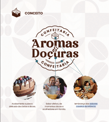 Logo restaurante Confeitaria Aromas & Doçuras
