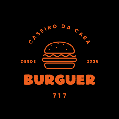 Logo restaurante Cardápio burguer 717