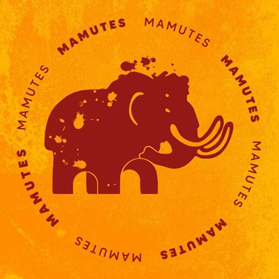 Logo restaurante mamutes hamburgueria