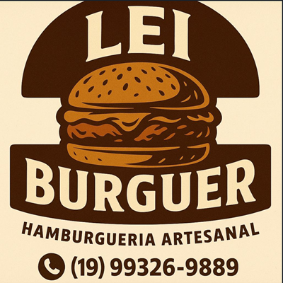 Logo restaurante Lei Buguer - Hamburgueria Artesanal