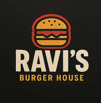 Logo restaurante RAVI'S BURGER