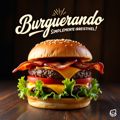 Logo restaurante burguerando