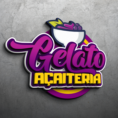 Logo restaurante Gelato Açaíteria