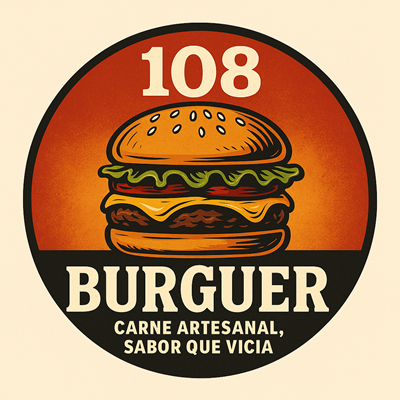 Logo restaurante 108 Burguer