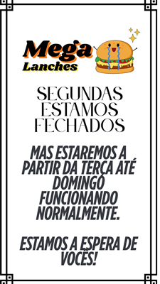 Logo restaurante CARDÁPIO MEGA LANCHE