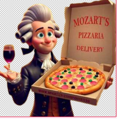 Logo restaurante Pizzaria mozarts