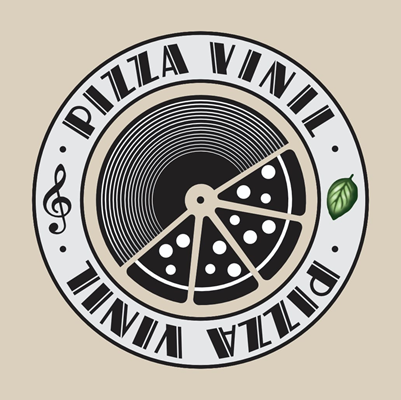 Logo restaurante PIZZA VINIL