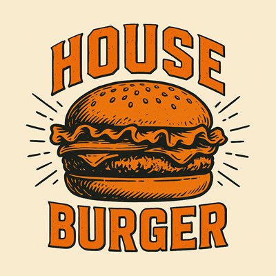 Logo restaurante House Burguer