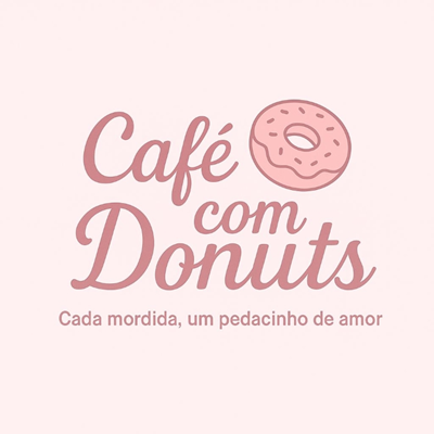 Logo restaurante Café com Donuts