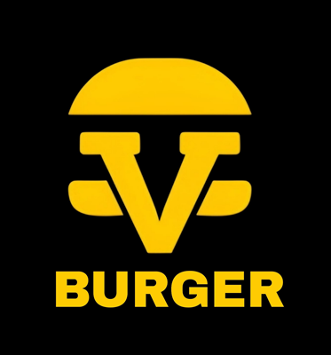Logo restaurante V.BURGER