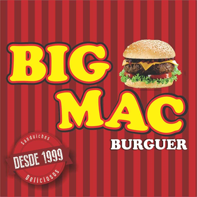 Logo restaurante Big Mac Burguer