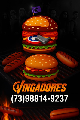 Logo restaurante VINGADORES LANCHES