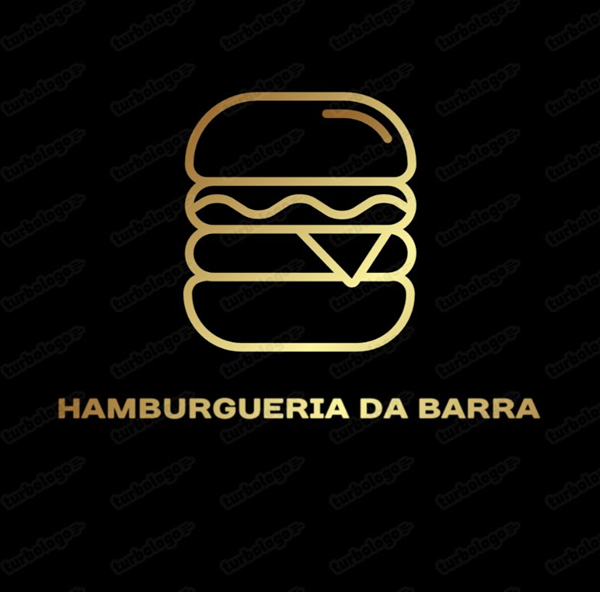 Logo restaurante hamburgueria da barra