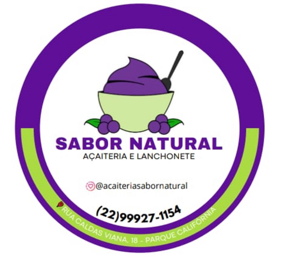 Logo restaurante Açaiteria e Lanchonete Sabor Natural