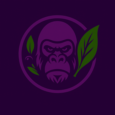 Logo restaurante Gorila Roxo Açaí
