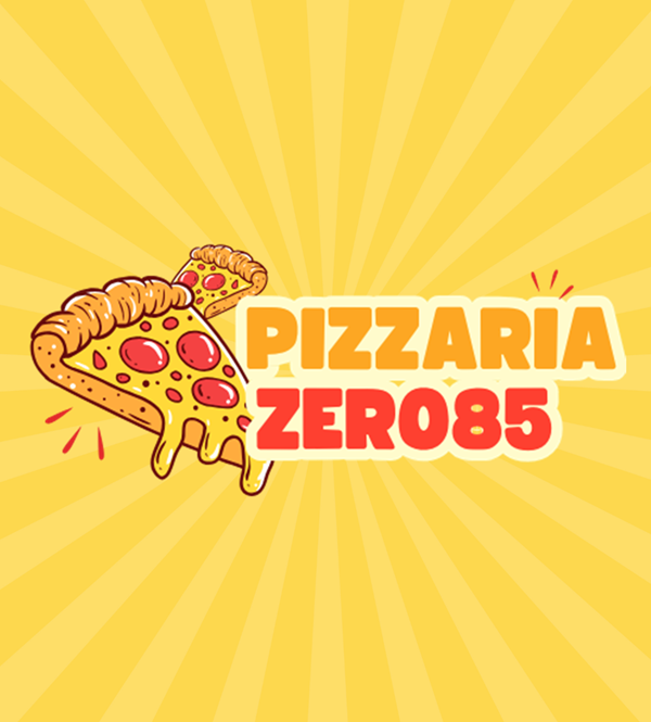 Logo restaurante pizzaria zero85