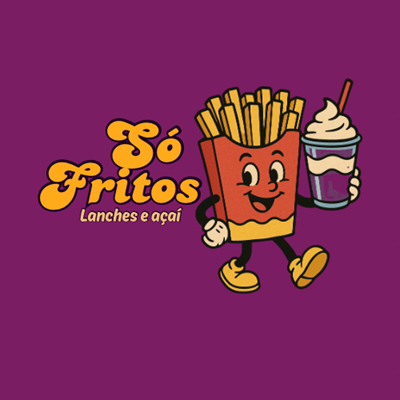 Logo restaurante Só Fritos - Lanches e Açaí
