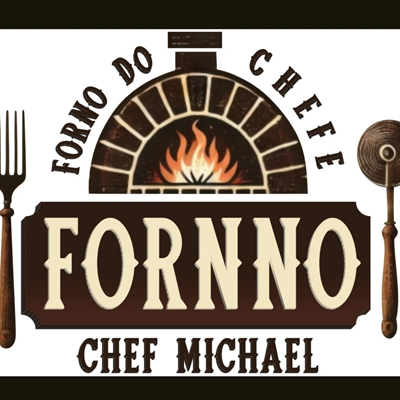 Logo restaurante Cardapio fornno do chef