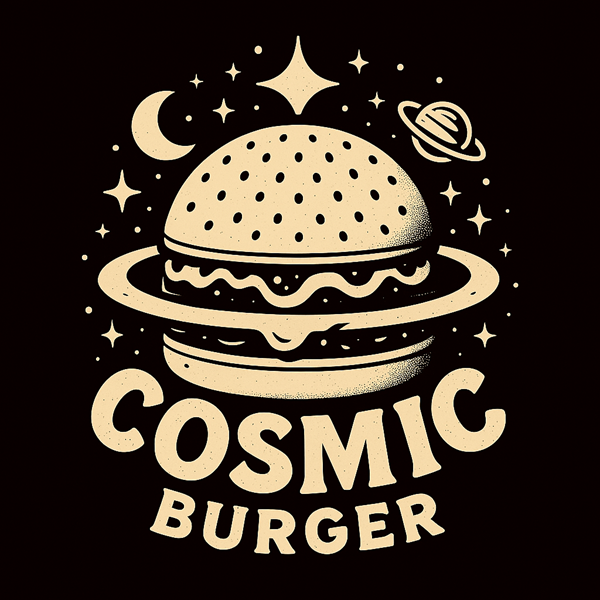 Logo restaurante Cosmic Burger