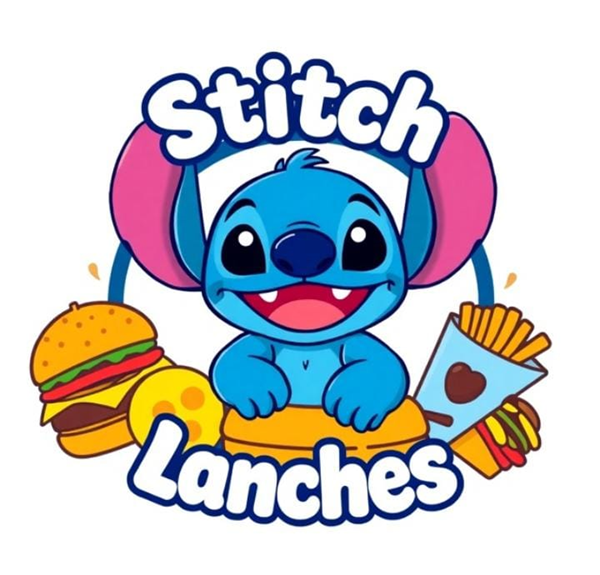 Logo restaurante STITCH LANCHES