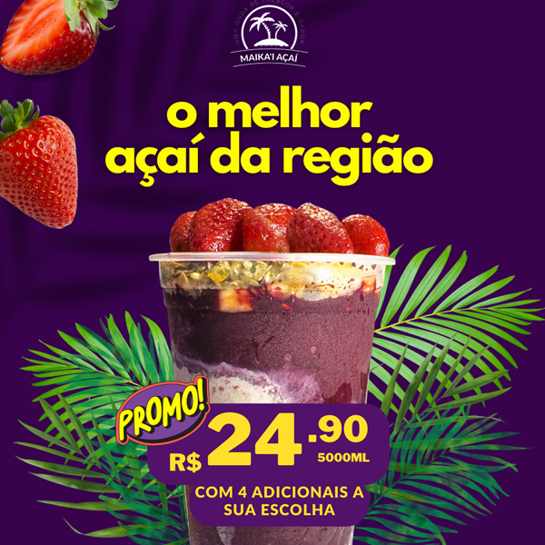 Logo restaurante Pop Mix Açaí & Milk Shake 