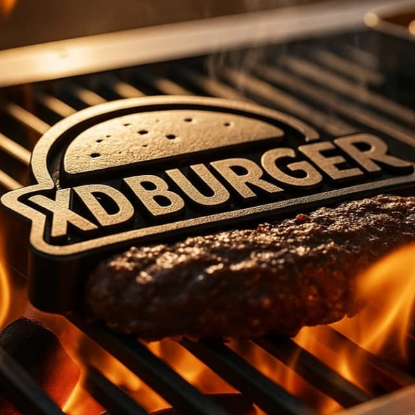 Logo restaurante XD burger