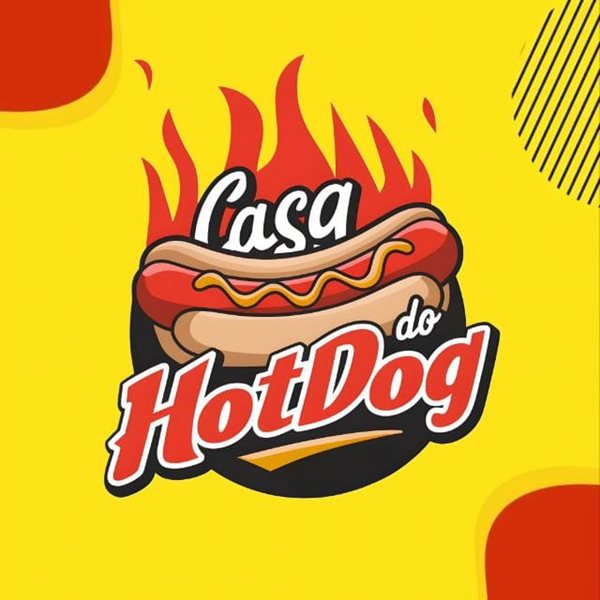 Logo restaurante casa do hot dog