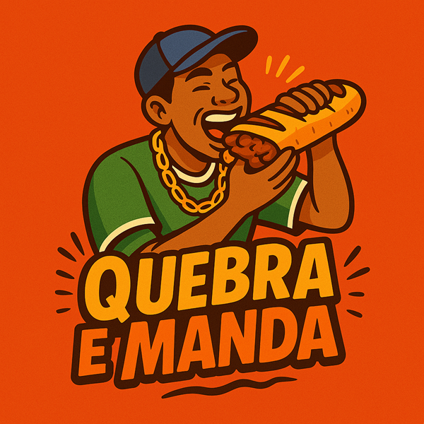Logo restaurante Quebra e Manda