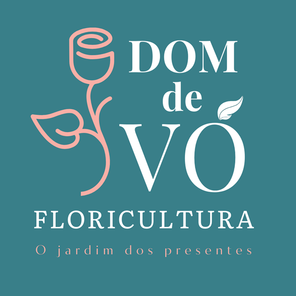Logo restaurante Dom de vó floricultura