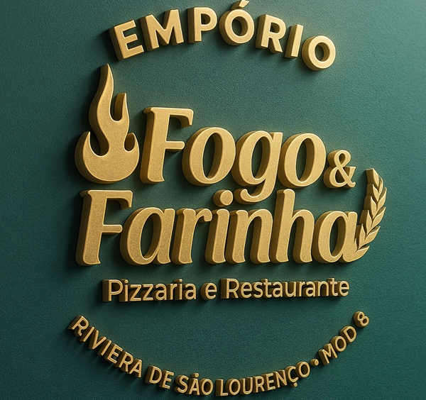 Logo restaurante Emporio Fogo & Farinha Riviera