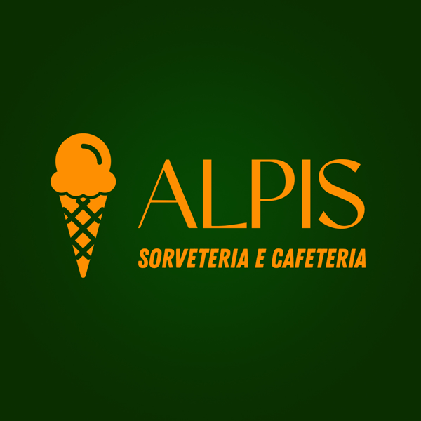 Logo restaurante Alpis Sorveteria e Cafeteria