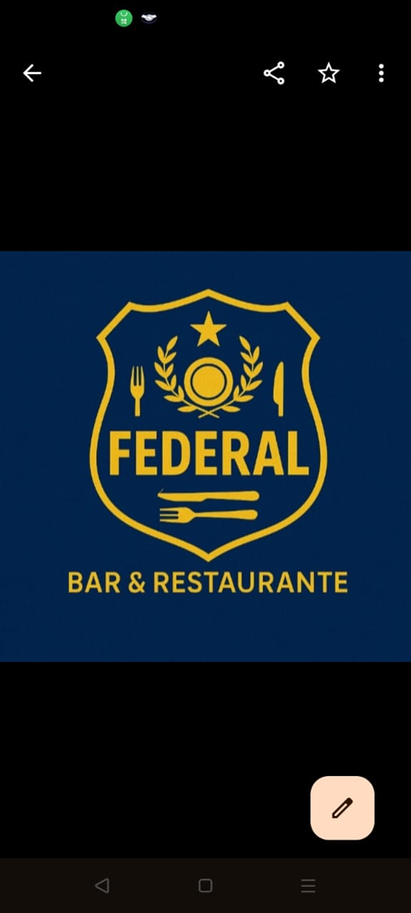 Logo restaurante federal petiscos
