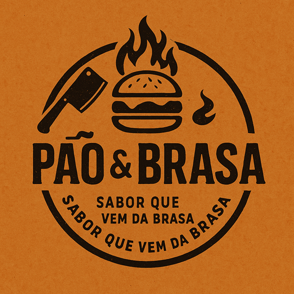 Logo restaurante Pão e Brasa