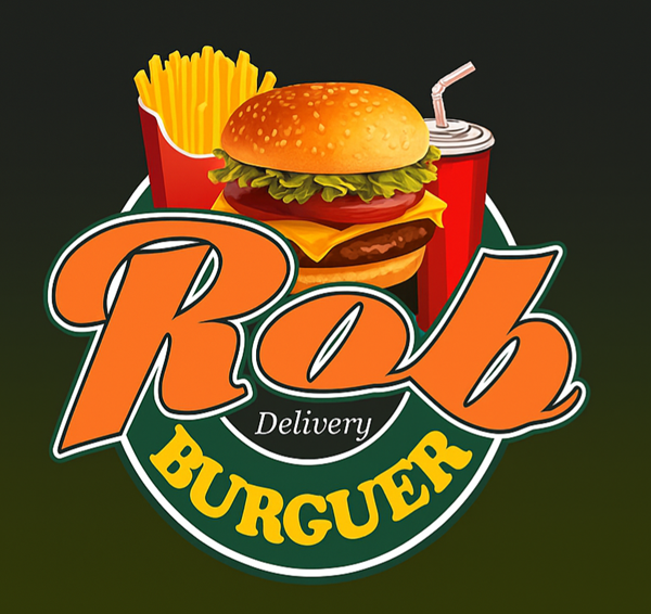 Logo restaurante ROB BURGUER