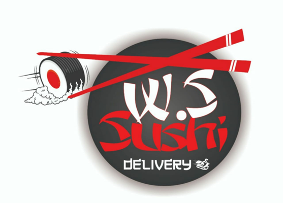 Logo-Restaurante Japonês - ws sushi delivery 