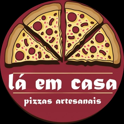 Logo-Pizzaria - Lá em casa - Pizzas Artesanais