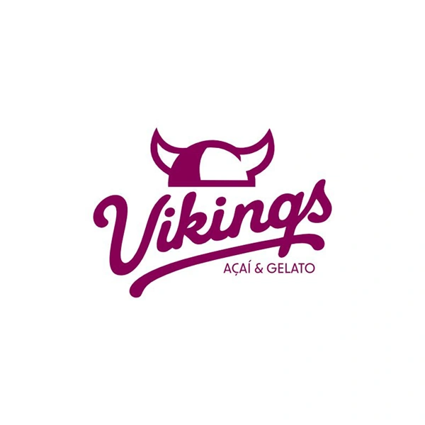 Logo restaurante Vikings Açaí e Gelato