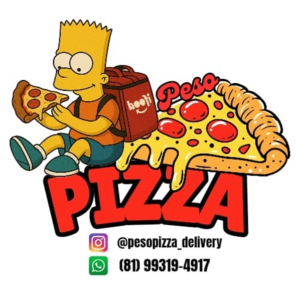 Logo restaurante peso pizza