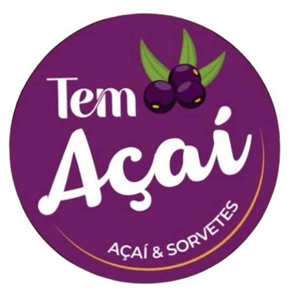 Logo restaurante Tem Açaí Loja da Fábrica