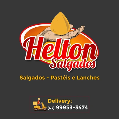 Logo restaurante HELTON SALGADOS