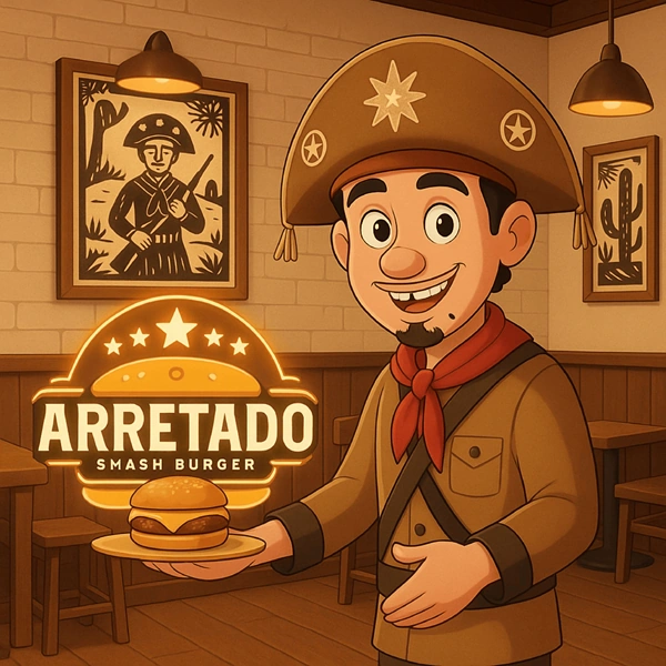 Logo restaurante ARRETADO SMASH BURGER