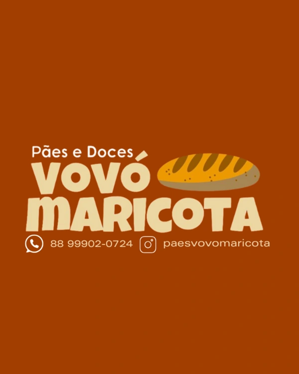 Logo restaurante Pães e Doces Vovó Maricota