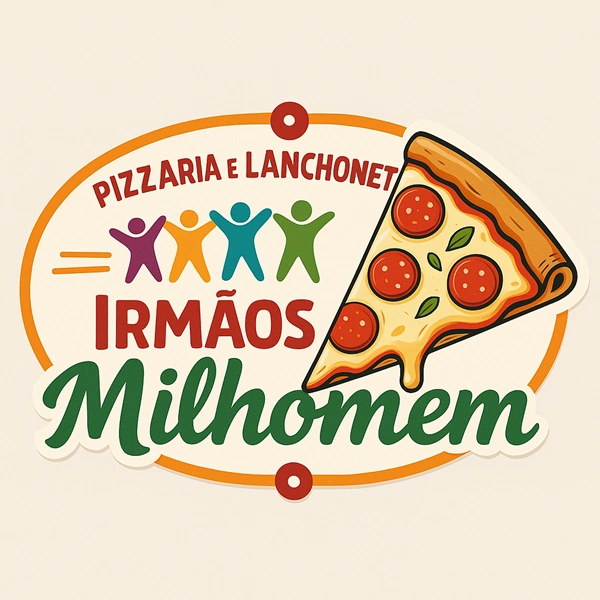 Logo restaurante Pizzaria e Lanchonete Irmãos Milhomem