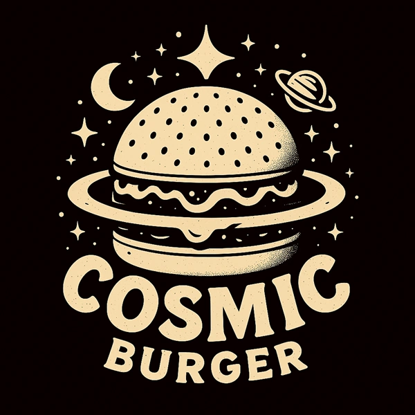 Logo restaurante Cosmic Burger