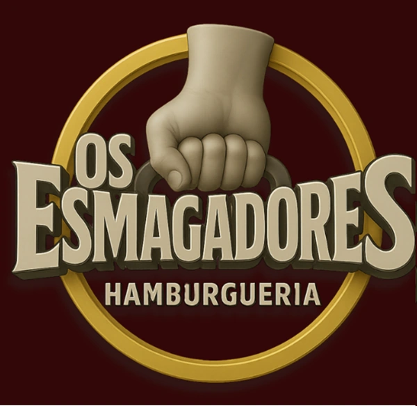 Logo restaurante Os Esmagadores hambúrgueria artesanal