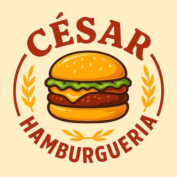 Logo restaurante César Hamburgueria