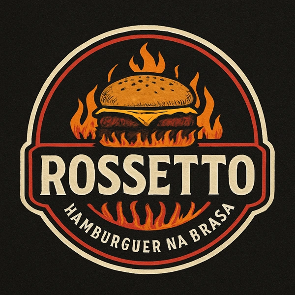 Logo restaurante ROSSETTO HAMBURGUER NA BRASA